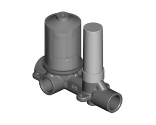 Carimali Iltondo Скрытая часть для смесителя для душа с одним управлением, 2 направления, автоматический переключатель с стопором, вход G 1/2. W4701