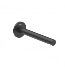 Duravit Circle Излив для ванны 20см., настенный, цвет: черный матовый. CE5240010C46