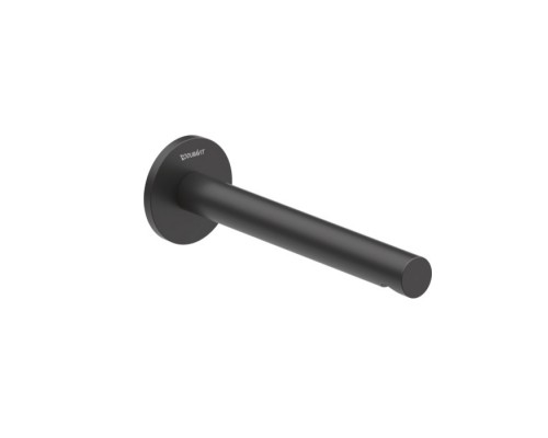 Duravit Circle Излив для ванны 20см., настенный, цвет: черный матовый. CE5240010C46