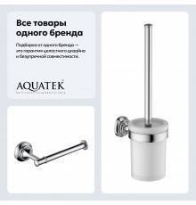 Набор Держатель AQUATEK Классик AQ4508CR хром + Ершик AQ4510CR хром