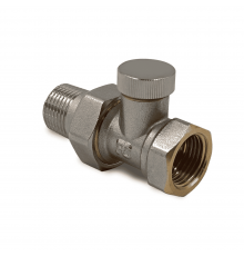 Запорный клапан Primoclima Armature прямой 1/2 никелированный PC1212RS