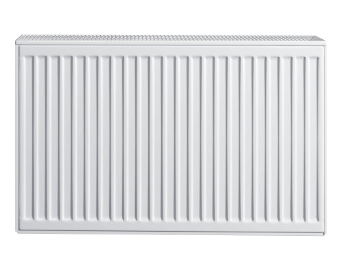 Радиатор панельный, Brugman, Profil-V, профильный, FEV 22, глубина, мм-100, высота, мм-500, длина, мм-900, нижнее подключение, с термостатическим вентилем, рабочее давление, бар-10, цвет-RAL 9016 (белый)