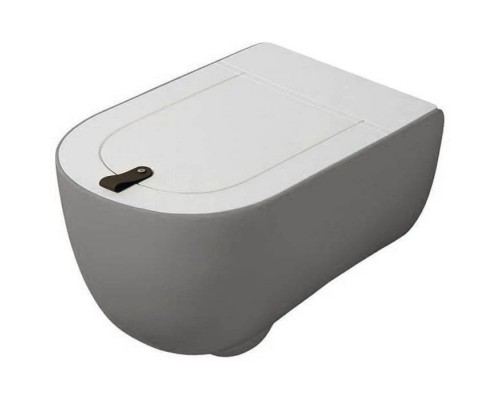 Artceram THE ONE Унитаз подвесной безободковый 52х35см, с креплениями, цвет: grigio oliva