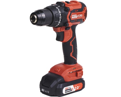 Шуруповерт аккумуляторный ударный бесщеточный REDVERG RD-IS18BL/U2