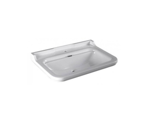Kerasan Waldorf Раковина 80х55 см, 1 отв., керамическая, цвет: белый/хром. 4141K1bi/cr*1 Kerasan Waldorf Раковина 80х55 см, 1 отв., керамическая, цвет: белый/хром. 4141K1bi/cr*1