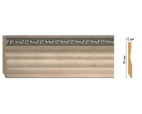 Плинтус напольный DECOMASTER 153-59 (95*12*2400мм)