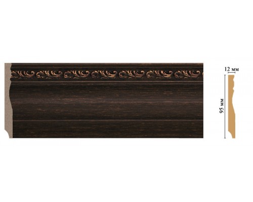 Плинтус напольный DECOMASTER 153-966 (95*12*2400мм) Плинтус напольный DECOMASTER 153-966 (95*12*2400мм)