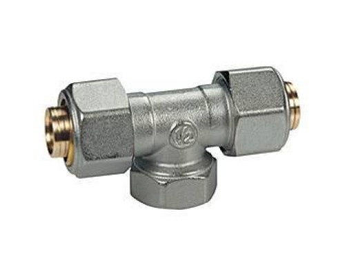 Тройник, Giacomini, R569AM, В, 32 x 3, 1, 32 x 3, латунь, для труб GIACOTHERM, GIACOFLEX и многослойных