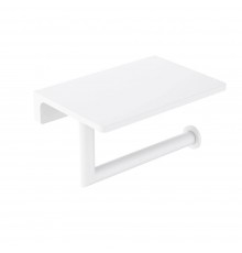 Держатель туалетной бумаги Timo Saona 13043/16 с полкой для телефона, матовый белый