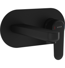 Смеситель для раковины VitrA Root Round A4272136EXP С ВНУТРЕННЕЙ ЧАСТЬЮ черный