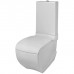 Artceram/Hidra HI-LINE Унитаз моноблок 38х68 см, с крепежами, цвет: белый/хром. ACA006 71, HIV003 01 00bi, HIC001 01 00bi