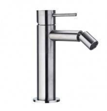 Bossini Inox Однорычажный Смеситель для биде на 1 отв., из нержавеющей стали без донного клапана, цвет: глянцевая сталь. INZ007.030