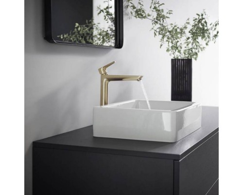 Hansgrohe Talis E Смеситель для раковины, 1 отв., без донного клапана, цвет: шлифованная бронза. 71717140