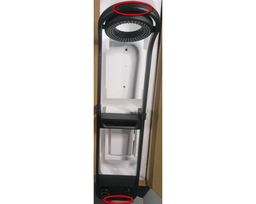 SaleAQM8004B Душ. сист. с терм. для душ. каб. + аэр., Ø210/110 мм, 1/3 режима, высота 1140 мм, Черны SaleAQM8004B_1058