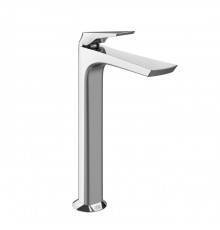 Gessi Ventaglio Смеситель для раковины высокий с донным клапаном StopGo и соединительными шлангами, цвет: хром. 72053#031