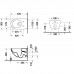 Duravit Architec Комплект: унитаз подвесной Rimless 57х36см, сиденье с микролифтом, Durafix, цвет: белый. 45726900A1 (257209+006969)