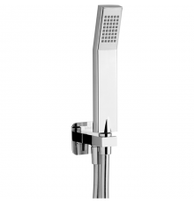 CISAL Shower Душевой гарнитур:ручная лейка,шланг 150 см,вывод с держателем, цвет: хром. DS01880021