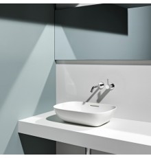 Laufen INO Раковина-чаша 50х35х13 см, без отв., покрытие LLC, цвет: белый. 8.1230.2.400.109.1