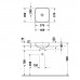 Duravit Happy D.2 Plus Раковина 40х40см, без отв., накладная, квадратная, цвет: белый. 2359400000