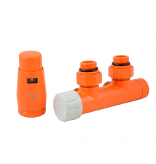 Термостатический узел Schlosser Duo-Plex Прямой, Ral 602100059.Ral