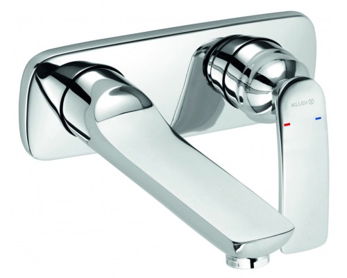 Kludi 52 246 0575 Balance Смеситель для раковины 185 мм, настен. (внешняя монтажная часть) 522460575