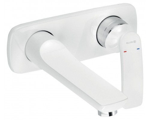 Kludi 52 246 9175 Balance Смеситель для раковины 185 мм, настен. (внешняя монтажная часть) 522469175