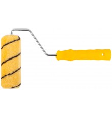 Валик полиакриловый, бежевый с черной полоской, диам. 40/61 мм; ворс 10,4 мм, 150 мм