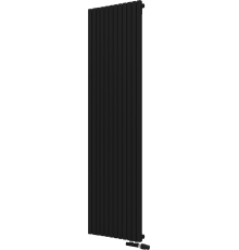 Радиатор стальной KZTO Quadrum 30 V 1 1750-12 R 12 секций, структурный шелк черный