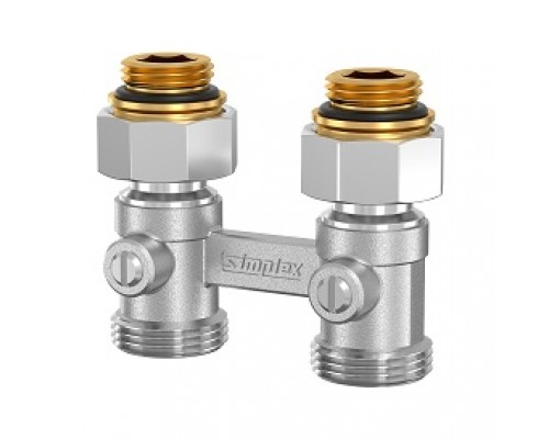 Узел нижнего подключения Standart line, D1/50 прямой, 1/2НР х 3/4НР