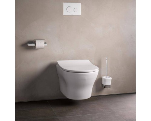 TOTO MH Унитаз подвесной 39.4x53x33.9см, безободковый, Tornado Flush, CeFiONtect, цвет: белый. CW162Y#XW