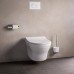 TOTO MH Унитаз подвесной 39.4x53x33.9см, безободковый, Tornado Flush, CeFiONtect, цвет: белый. CW162Y#XW