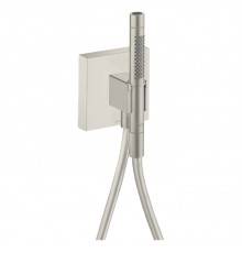 Axor Shower Porter Душевой гаринитур, c ручным душем с 2 режимами, шланг 125см, настенный, цвет: сталь. 12626800