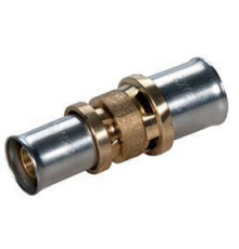 Муфта, Giacomini, RM103, 32 x 3, 20 x 2, латунь, переходная, для труб GIACOTHERM, GIACOFLEX, многослойных и полибутиленовых