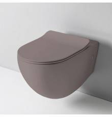 Artceram File Унитаз подвесной Rimless 36x52 см, цвет: gravel. FLV004 60 00