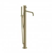 Fantini AF/21 Смеситель для ванны, напольный, излив: 250мм, цвет: Matt British Gold PVD. 27 P6 A580B