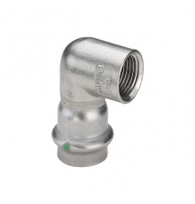 Угольник 90° Viega Sanpress Inox нержавеющая сталь 1/2 х18 мм. 436995
