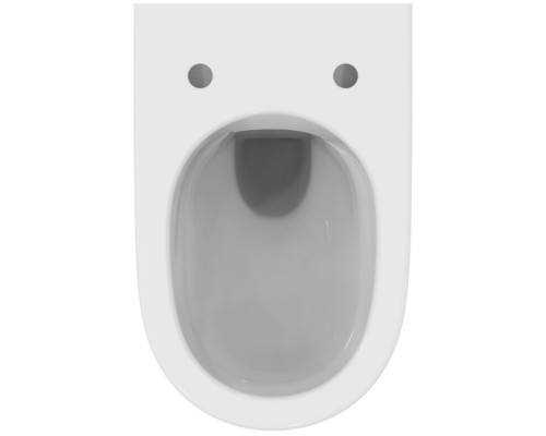 Ideal Standard I.life O Унитаз подвесной 35x53см, безободковый, смыв HydroTwist, крепление EasyFix+, цвет: белый. T568001