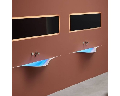 Antonio Lupi Silenzio Раковина 83х48х79 см, без отв., с Led подсветкой, цвет: белый. SILENZIOL Antonio Lupi Silenzio Раковина 83х48х79 см, без отв., с Led подсветкой, цвет: белый. SILENZIOL