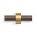 Decor Walther Century HAK2 Крючок двойной, цвет: золото матовое/бронза. 0586041