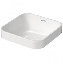 Duravit Happy D.2 Plus Раковина 40х40см, без отв., накладная, квадратная, цвет: белый. 2359400000