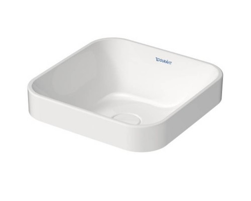 Duravit Happy D.2 Plus Раковина 40х40см, без отв., накладная, квадратная, цвет: белый. 2359400000 Duravit Happy D.2 Plus Раковина 40х40см, без отв., накладная, квадратная, цвет: белый. 2359400000