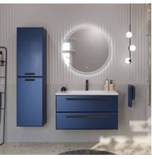 Мебель для ванной комнаты Cezares Eco 75 2 ящика, ручки матовые черные, sapfiro