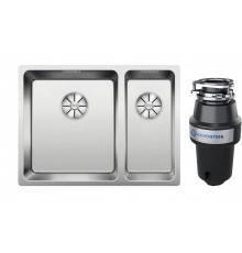 Комплект Мойка Blanco Andano 340/180-IF L + Измельчитель KUCHENSTERN Muhle