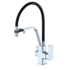 Смеситель для кухни Wonzon   Woghand WW-88458013-CR с гибким изливом, хром