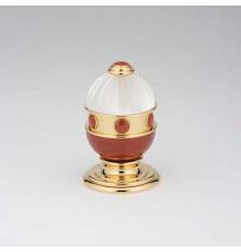 THG Cheverny Jaspe rouge Вентиль смесителя для раковины, вставки красная яшма, цвет: полированное золото. A1U-F01-35