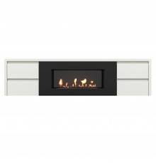 Тумба для ТВ Firelight BFP/P-1700 lux W с биокамином, белая