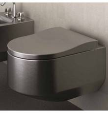 Armani Roca Baia Унитаз подвесной 56x38x30см безободковый, цвет: dark metallic (уценен)