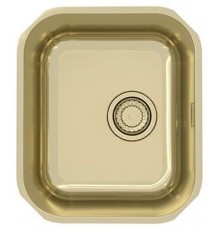 Alv 1113584 Variant 40 Monarch Gold Мойка U, 1 чаша, 0,8 мм, 3½ 340х400х180 мм+выпуск 1140630 1113584