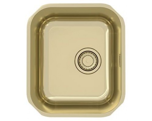 Alv 1113584 Variant 40 Monarch Gold Мойка U, 1 чаша, 0,8 мм, 3½ 340х400х180 мм+выпуск 1140630 1113584