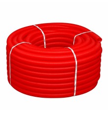 Труба гофрированная, ELSEN, FlexLight, для Ø32, наружный Ø40, красная, бухта 30 м
